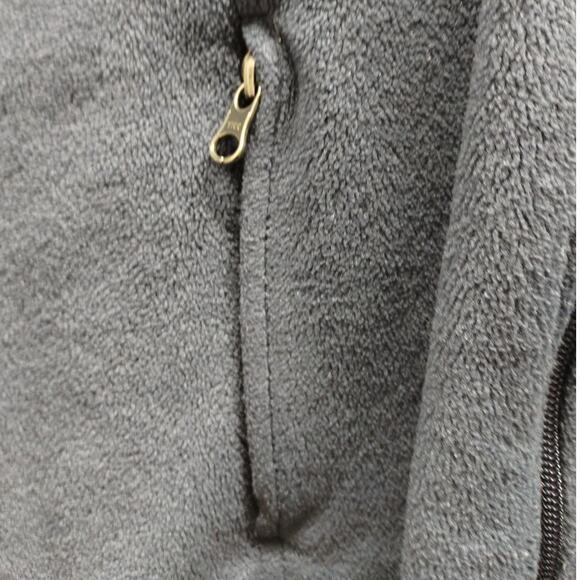 Columbia Kids' Size Medium (10-12) Navy Blue Full Zip-Up Mock Neck Fleece Jacket - Picture 4 of 8